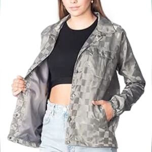 New Santa Cruz Crane Dot Back Logo Water Resistant Windbreaker Jacket